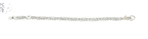 Unisex .925 Sterling Silver Byzantine 8" 5MM Bracelet - Image 9