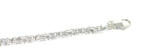Unisex .925 Sterling Silver Byzantine 8" 5MM Bracelet - Image 6