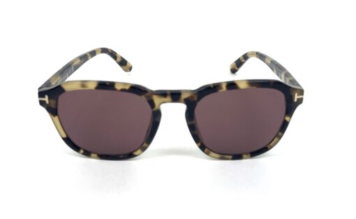 TOM FORD FT0931 AVERY TORTOISE RED LENS SUNGLASSES UNISEX