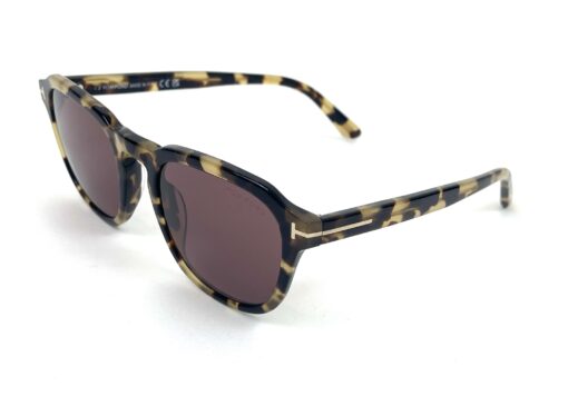 TOM FORD FT0931 AVERY TORTOISE RED LENS SUNGLASSES UNISEX - Image 9