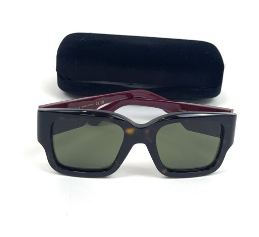 Sunglasses Gucci GG Logo GG1663S Havana Brown Women's - Image 14