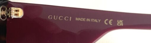 Sunglasses Gucci GG Logo GG1663S Havana Brown Women's - Image 18
