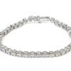 3 Carat Lab Grown Diamond 7" Tennis Bracelet .925 Silver