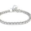 5 Carat Lab Grown Diamond 7" Tennis Bracelet .925 Silver