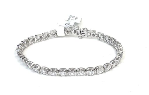 5 Carat Lab Grown Diamond 7" Tennis Bracelet .925 Silver