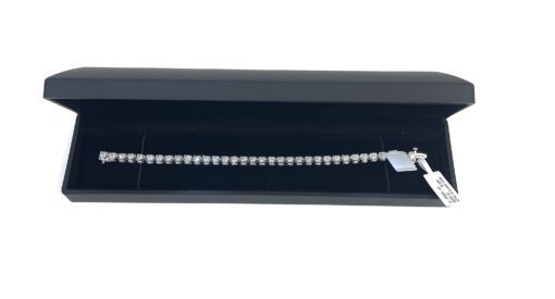 5 Carat Lab Grown Diamond 7" Tennis Bracelet .925 Silver - Image 3