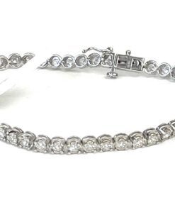 2 Carat Lab Grown Diamond 7" Tennis Bracelet .925 Silver