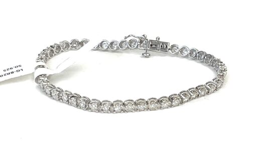 2 Carat Lab Grown Diamond 7" Tennis Bracelet .925 Silver