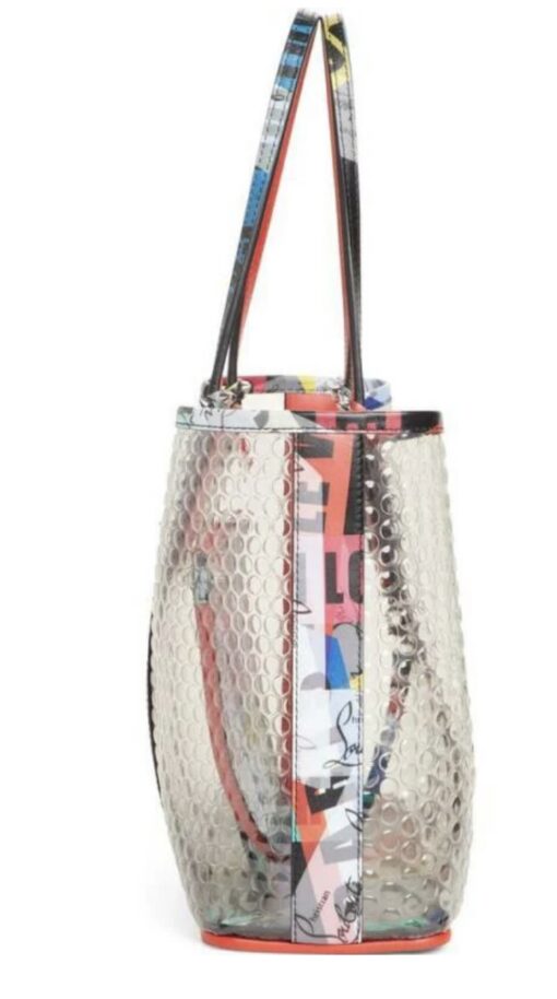 CHRISTIAN LOUBOUTIN  PVC Loubiballage East West Cabata Tote Clear Multicolor - Image 17