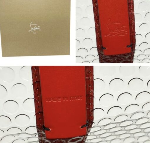 CHRISTIAN LOUBOUTIN  PVC Loubiballage East West Cabata Tote Clear Multicolor - Image 11