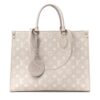 Louis Vuitton Empreinte Monogram Spring In The City Onthego MM Beige Pink Yellow