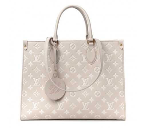 Louis Vuitton Empreinte Monogram Spring In The City Onthego MM Beige Pink Yellow