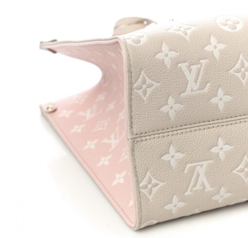 Louis Vuitton Empreinte Monogram Spring In The City Onthego MM Beige Pink Yellow - Image 17