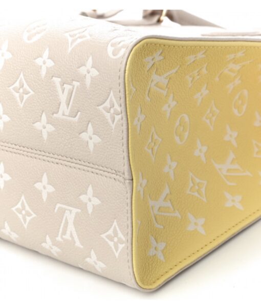 Louis Vuitton Empreinte Monogram Spring In The City Onthego MM Beige Pink Yellow - Image 19