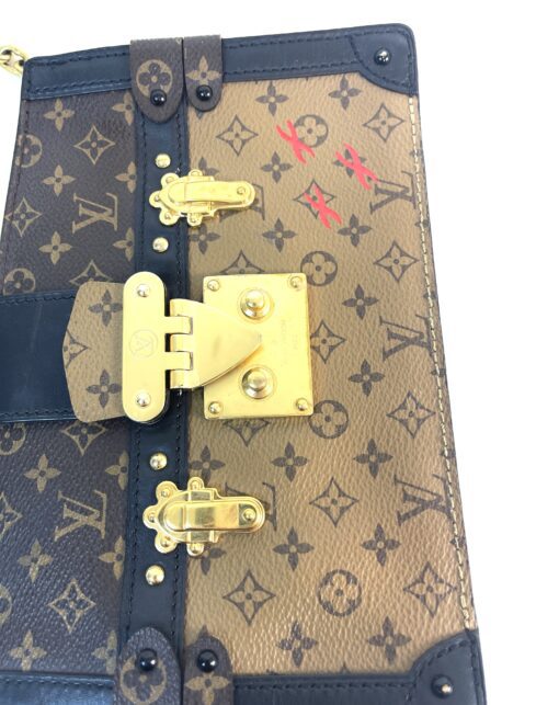 Louis Vuitton Reverse Monogram Trunks Clutch Crossbody - Image 14