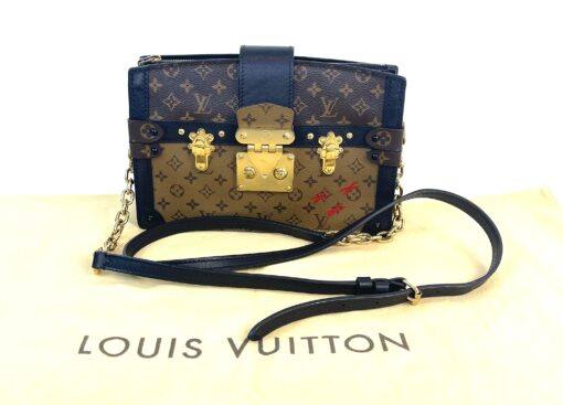 Louis Vuitton Reverse Monogram Trunks Clutch Crossbody - Image 3