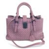 Bottega Veneta Nappa Intrecciato Messenger Bag Hot Pink 4