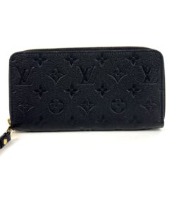 Louis Vuitton Black Empreinte Long Zippy Wallet