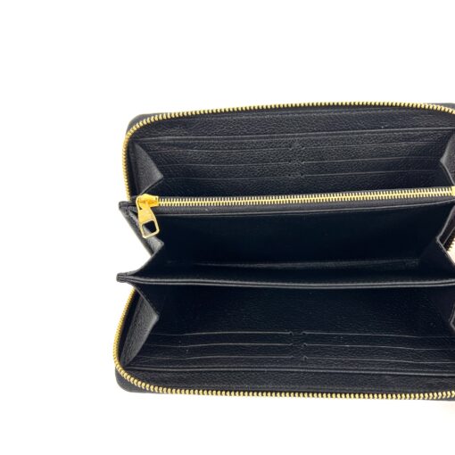 Louis Vuitton Black Empreinte Long Zippy Wallet - Image 10