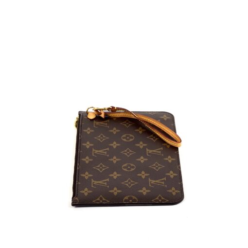 Louis Vuitton Monogram Beige Neverfull Pochette Wristlet - Image 10