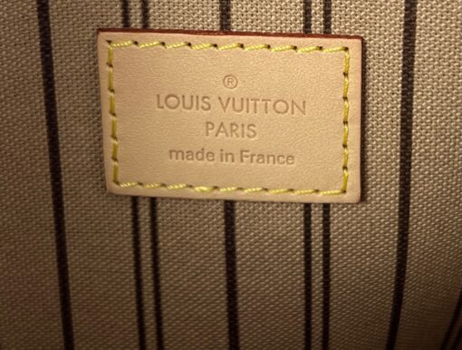 Louis Vuitton Monogram Beige Neverfull Pochette Wristlet - Image 6