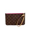 Louis Vuitton Monogram Neverfull Pochette Clutch Pivoine