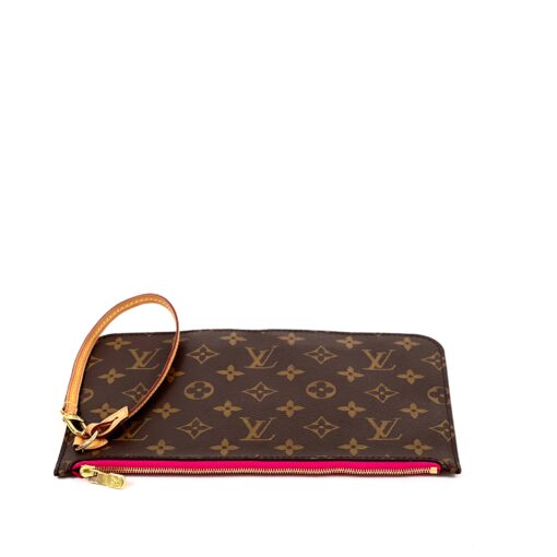 Louis Vuitton Monogram Neverfull Pochette Clutch Pivoine - Image 6