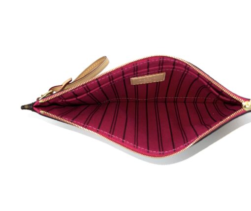 Louis Vuitton Monogram Neverfull Pochette Clutch Pivoine - Image 7