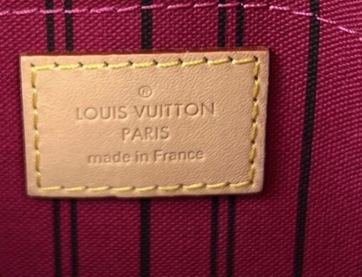 Louis Vuitton Monogram Neverfull Pochette Clutch Pivoine - Image 10