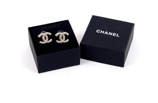 Chanel Gold and Crystal B19 Rare Earrings Pierced - Image 15