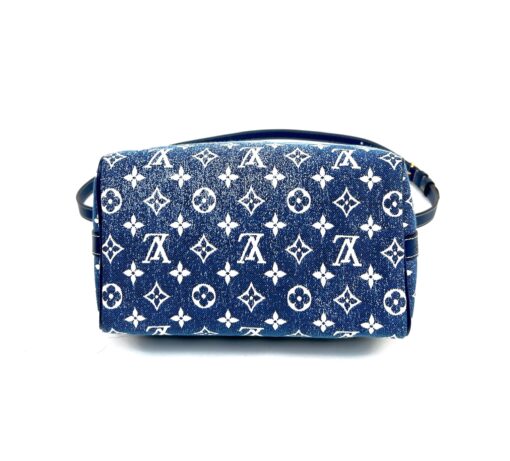 Louis Vuitton Monogram Jacquard Denim Speedy Bandouliere 25 Bleu - Image 14