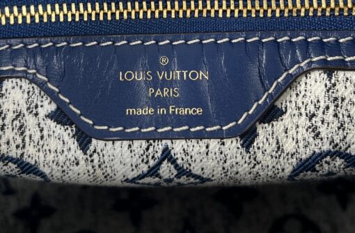 Louis Vuitton Monogram Jacquard Denim Speedy Bandouliere 25 Bleu - Image 7