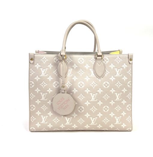 Louis Vuitton Empreinte Monogram Spring In The City Onthego MM Beige Pink Yellow - Image 20