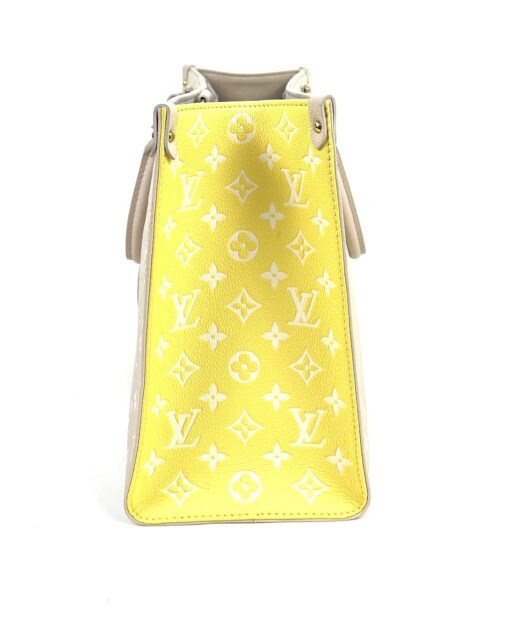 Louis Vuitton Empreinte Monogram Spring In The City Onthego MM Beige Pink Yellow - Image 10