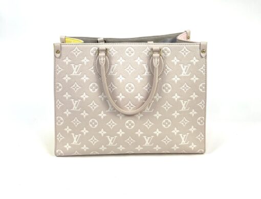 Louis Vuitton Empreinte Monogram Spring In The City Onthego MM Beige Pink Yellow - Image 4