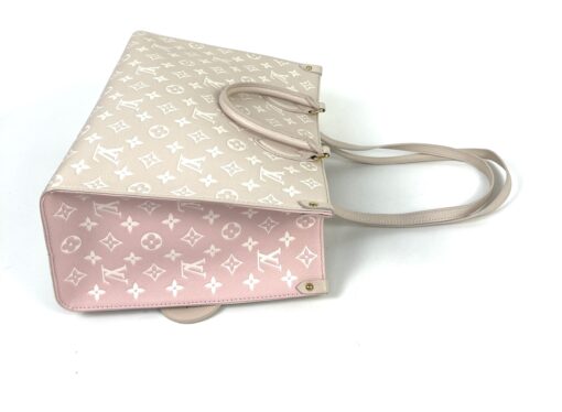 Louis Vuitton Empreinte Monogram Spring In The City Onthego MM Beige Pink Yellow - Image 15