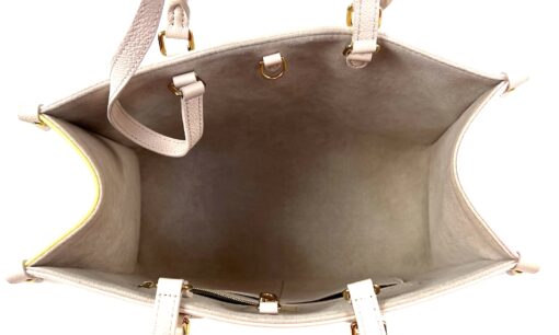 Louis Vuitton Empreinte Monogram Spring In The City Onthego MM Beige Pink Yellow - Image 5