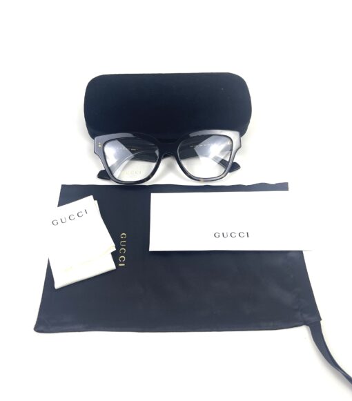 GUCCI GG1424O CAT EYE FRAMES IN HAVANA BROWN - Image 9