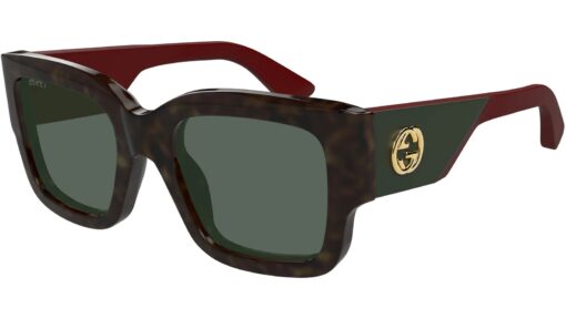 Sunglasses Gucci GG Logo GG1663S Havana Brown Women's - Image 10
