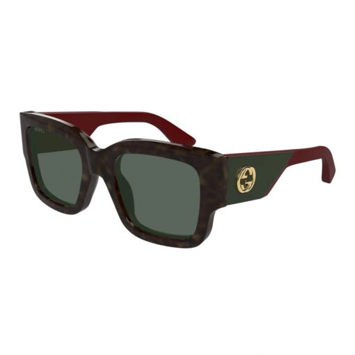 Sunglasses Gucci GG Logo GG1663S Havana Brown Women's