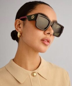 Sunglasses Gucci GG Logo GG1663S Havana Brown Women’s 2