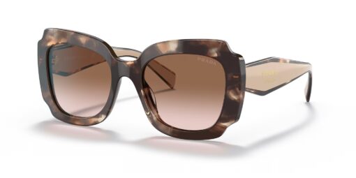 Prada Women's Havana Brown Gradiant Sunglasses PR16Y - Image 4