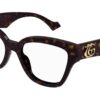 GUCCI GG1424O CAT EYE FRAMES IN HAVANA BROWN