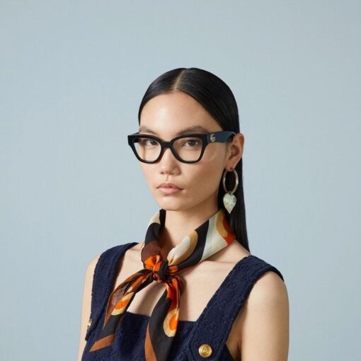 GUCCI GG1424O CAT EYE FRAMES IN BLACK - Image 2