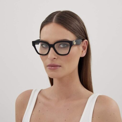 GUCCI GG1424O CAT EYE FRAMES IN HAVANA BROWN - Image 2