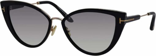 TOM FORD ANJELICA FT0868 CAT EYE SUNGLASSES IN ANIMAL BROWN - Image 3