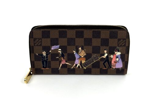 Louis Vuitton Damier Ebene Illustre de Trunks Zippy Wallet - Image 16