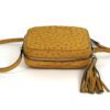 Gucci Soho Disco Yellow Exotic Ostrich Leather Crossbody Limited Edition 12