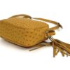 Gucci Soho Disco Yellow Exotic Ostrich Leather Crossbody Limited Edition 8