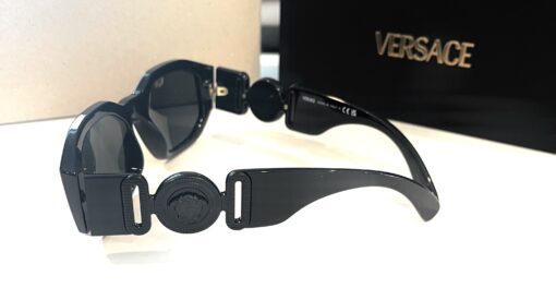Versace Black on Black Medusa Biggie Sunglasses VE4361 - Image 13